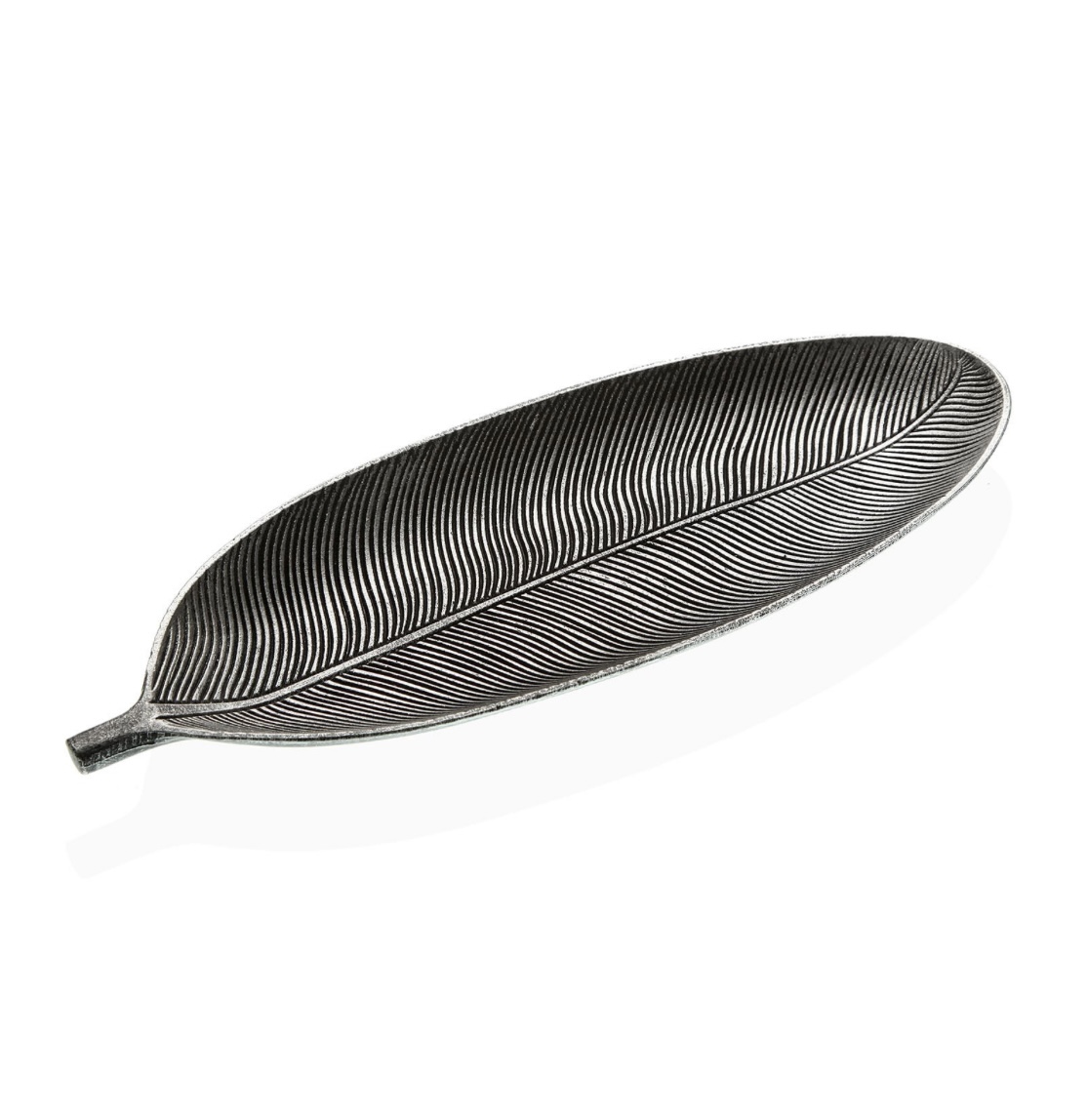 Centrotavola foglia in legno