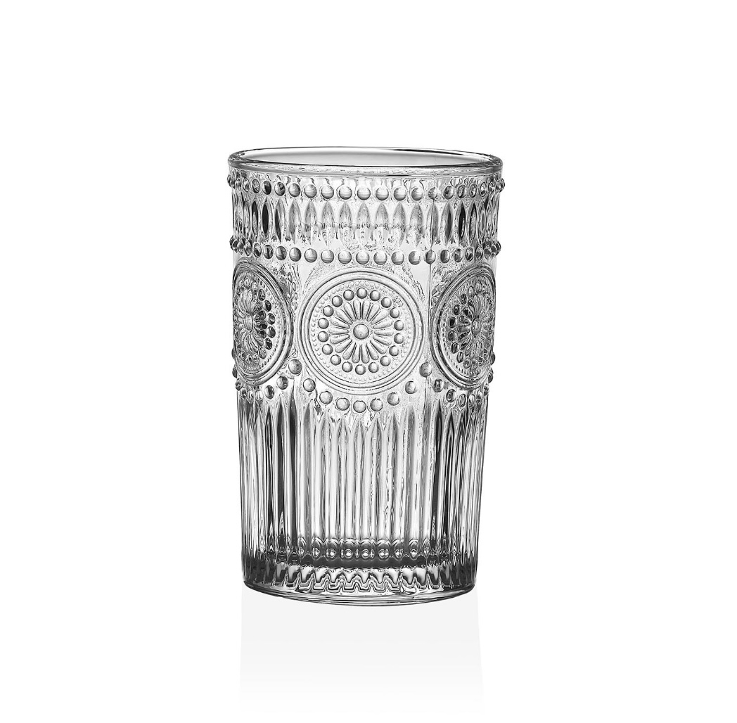 Bicchiere Vetro Girasole