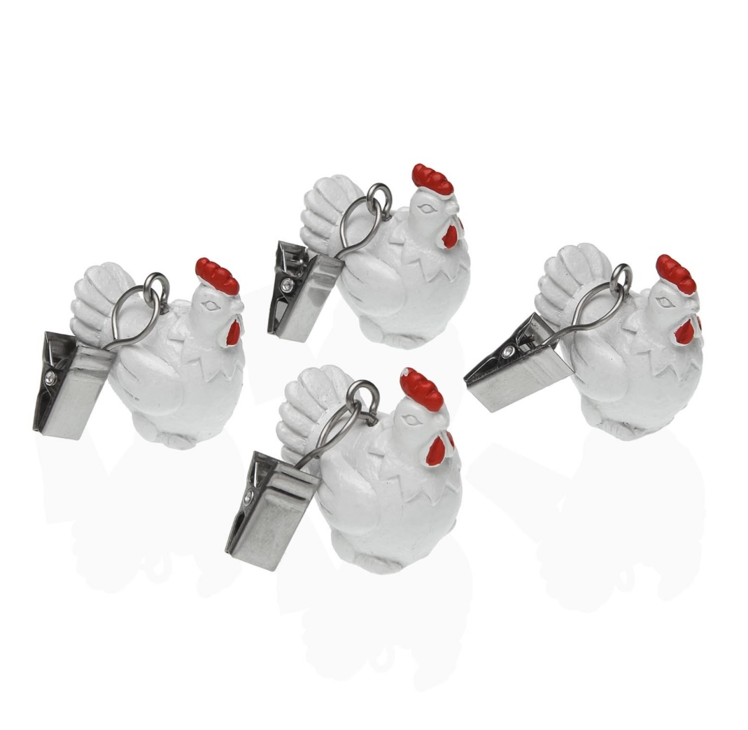 Set 4 pesi tovaglia – galline