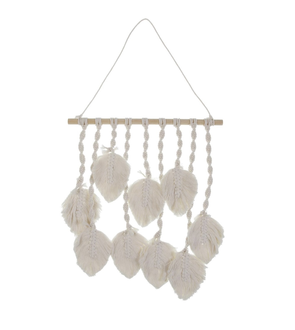 Decorazione Macramè – finitura bianca